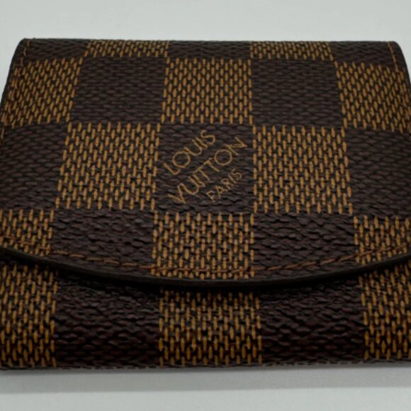 Louis Vuitton Damier Ebene Cufflink Case - Picture 1 of 3